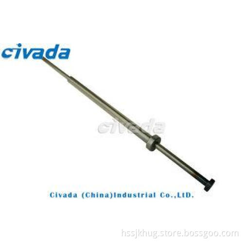 DIN 9861 Mold Ejector pins Straight 62 HRC Nitrogen treatme